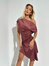 Burgundy Dating Dress