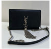 YSL Yves Saint Laurent small Monogram Kate Tassel Satchel Black