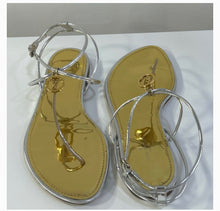  Louis Vuitton sunseeker Patent Leather T-Strap Sandals