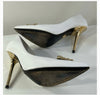 Versace Medusa White Pointed toe pump Heels