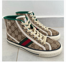  Gucci Canvas Tennis Sneakers 1977 High Tops