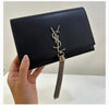 YSL Yves Saint Laurent small Monogram Kate Tassel Satchel Black