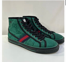  Gucci off the grid Tennis 1977 green high top sneakers