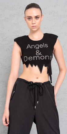  Angels & Demons Crop Top